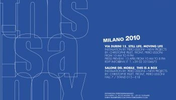 Porro - Porro - invito Salone del Mobile 2010